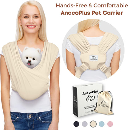 Dog Carriers for Small Dogs, Front Facing Dog Sling Carrier, Hands Free Cat Carrier, Size