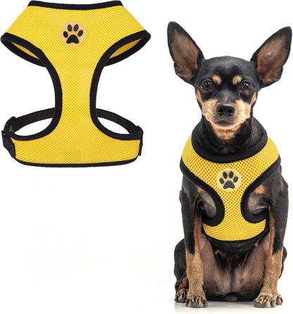 BINGPET No Pull Dog Harness,Soft Mesh Breathable All Weather Vest Harness,Safety Protection Design