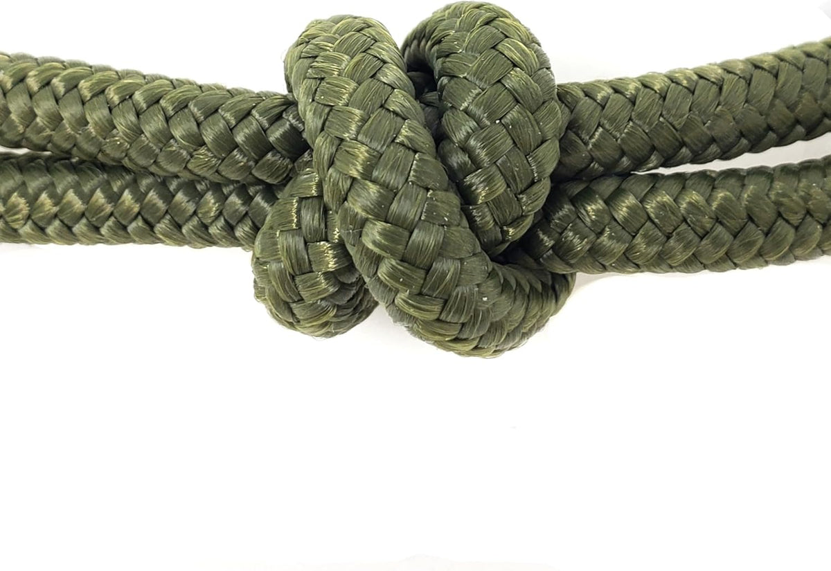 Horse Rope Training Halter - 4 Knot 1/4" Stiff Halter Cord - Used by Famous Trainers Multiple Sizes
