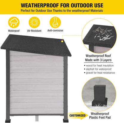 Aivituvin Large Dog House Outdoor Indoor Weatherproof Dog House for Small & Medium & Large Dogs