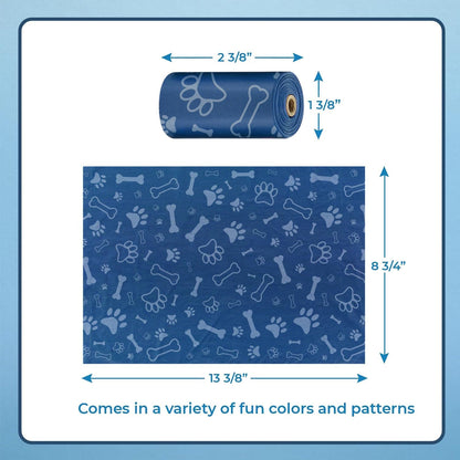 Best Pet Supplies Dog Poop Bags (150 Bags) for Waste Refuse Cleanup, Doggy Roll Replacements for