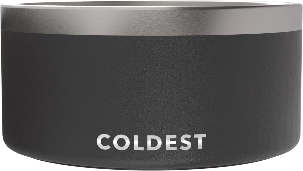 Coldest Dog Bowl - Anti Rust Metal, Non Slip, 3 Layers Insulated Stainless Steel Dog Bowls - Spill
