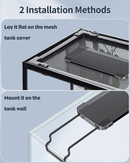 Pawfly 6 W Terrarium Light for 6" to 10" Terrariums Extendable Reptile Tank Light with Full