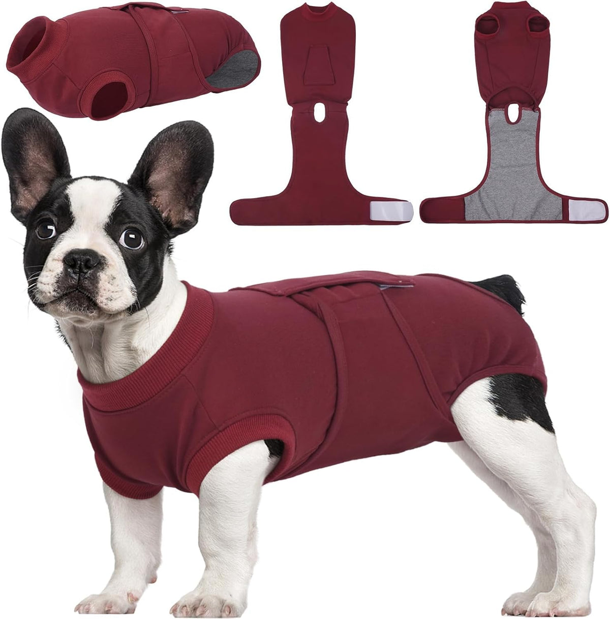 Kuoser Dog Surgery Recovery Suit, Recovery Suit for Female Male Dogs, Dog Onesie After Surgery Spay