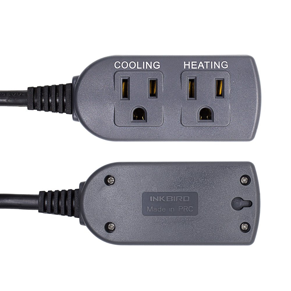 Inkbird ITC-308 Digital Temperature Controller 2-Stage Outlet Thermostat Heating and Cooling Mode
