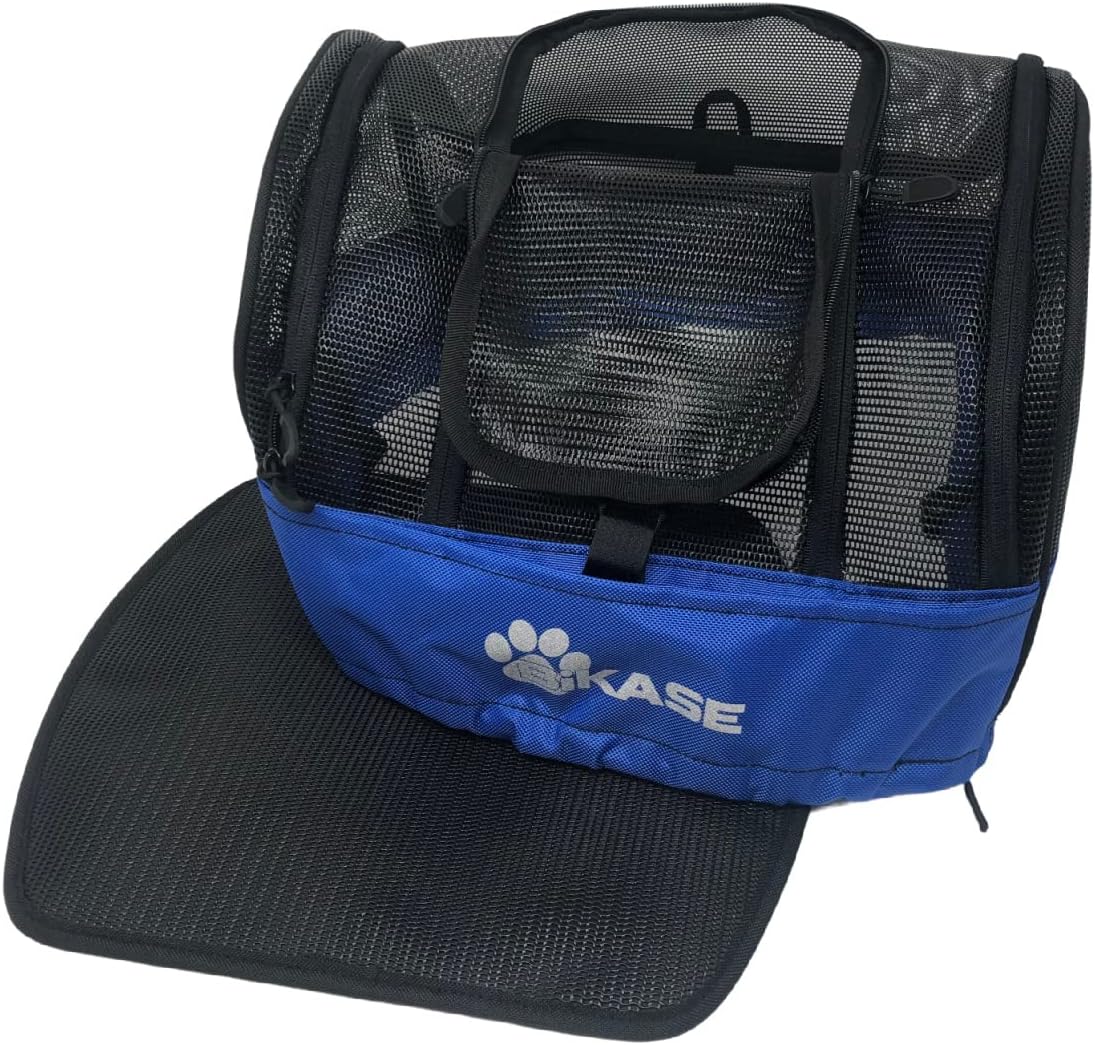 BiKASE Durable Dog Bike Basket & Carrier, Rear Mount Pet Basket for Bikes with Super Comfort Mat