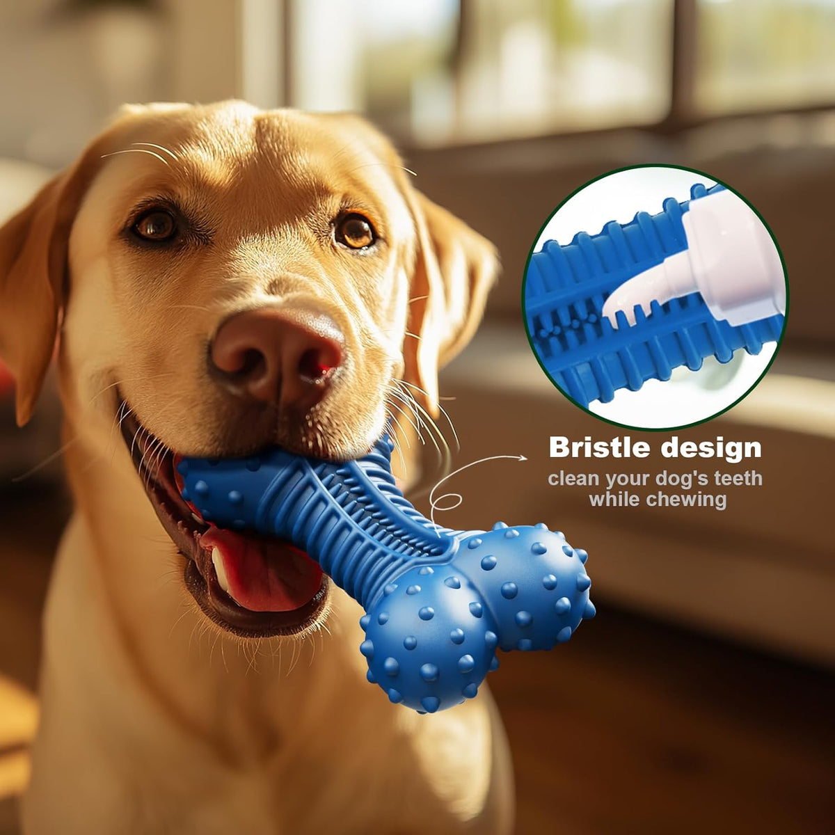 Dog Toys for Aggressive Chewers, Indestructible Chew Toys for Medium Large Dogs,Durable Rubber Dog