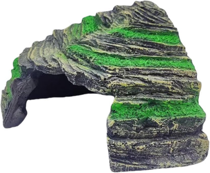 LEOTERRA Reptile Hide, Reptile Basking Platform and Aquarium Cave for Lizards, Geckos