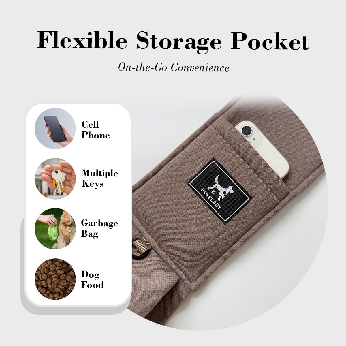 Dog & Cat Carrier Sling, Adjustable Soft Padded Shoulder Puppy Carrier, Hands-Free Dog Carrier Bag
