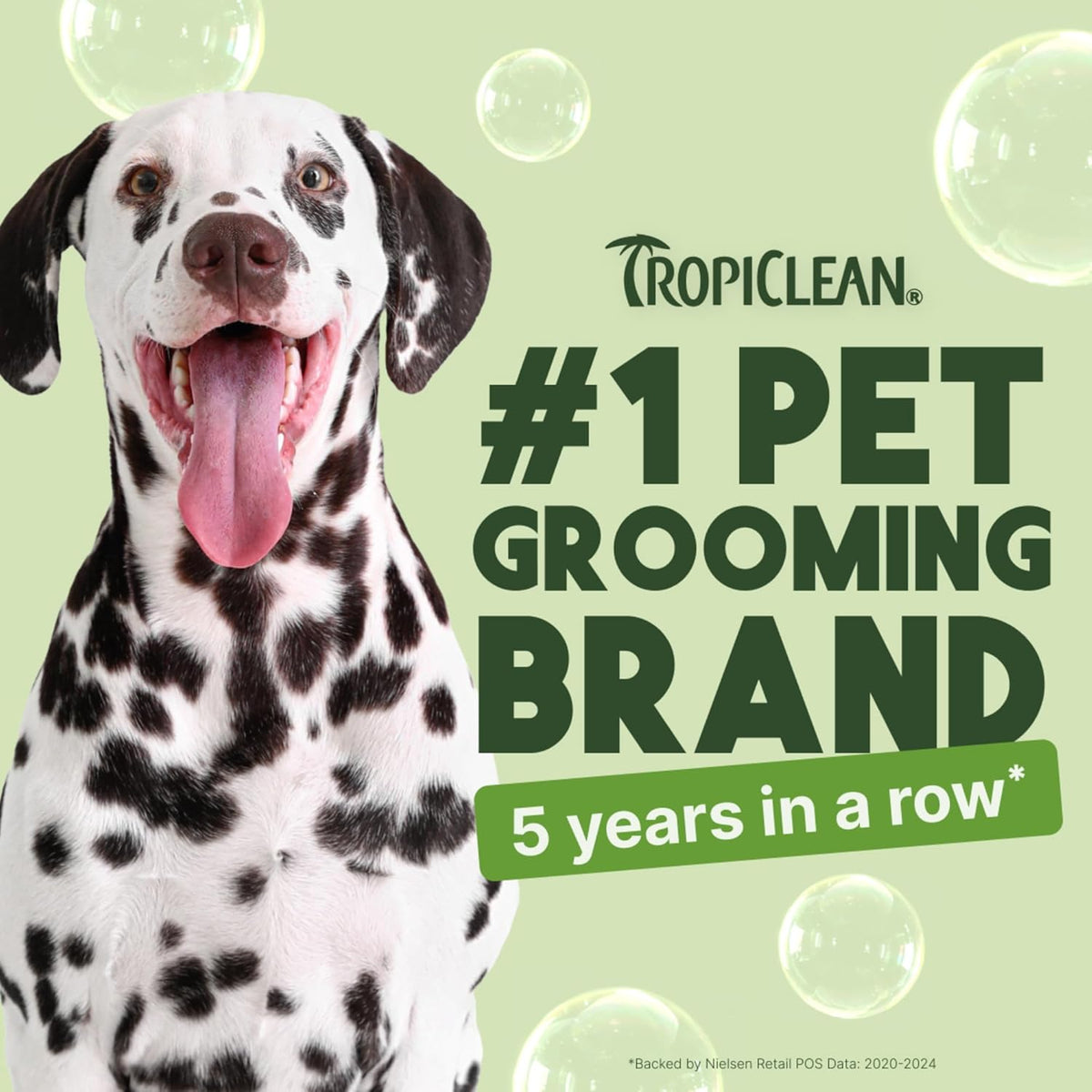TropiClean Deodorizing Dog Shampoo for Smelly Dogs, Powerful Odor Control, Puppy Safe, Made in the