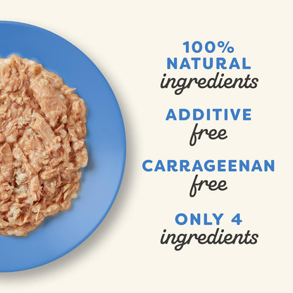 Applaws Natural Wet Cat Food in Broth, Limited Ingredient Canned Wet Cat Food, No Additives, Made