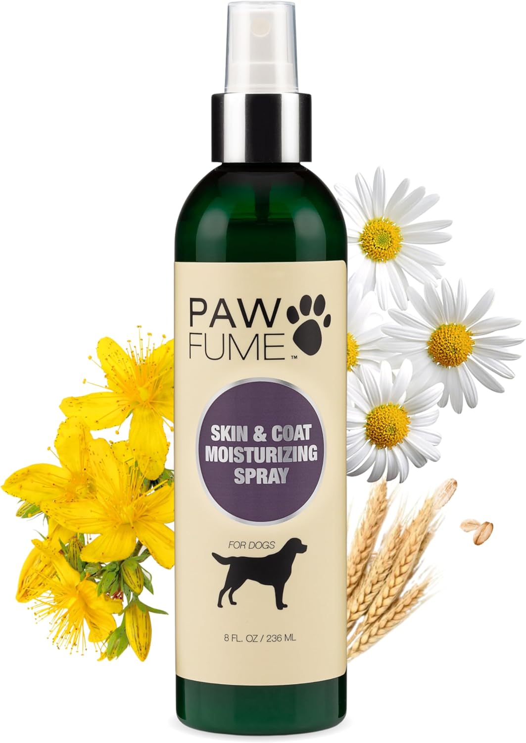 PAWFUME Skin & Coat Detangler Spray for Dogs, 1-Pack – Soothe Dry, Itchy Coats Quickly – Non-Toxic