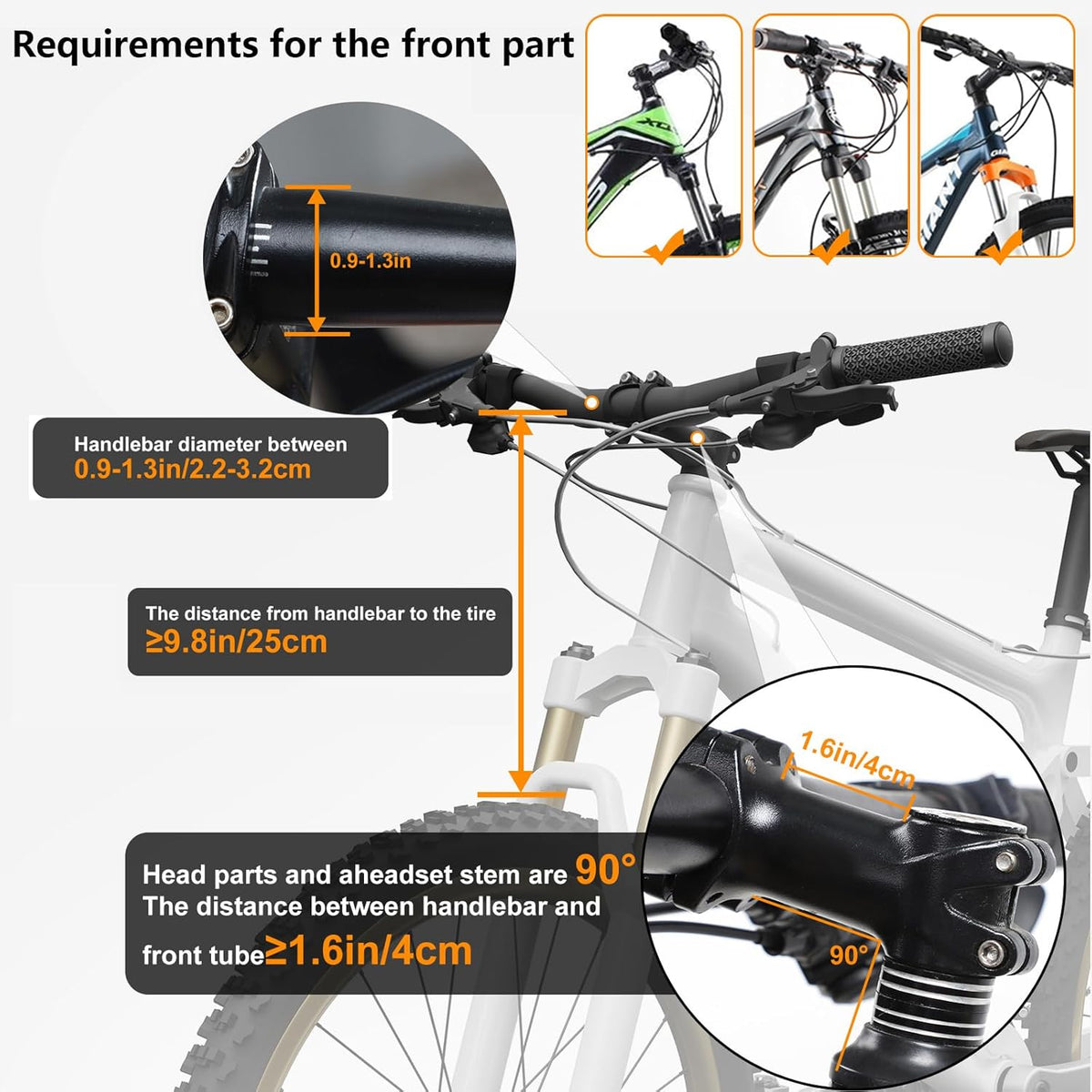 COFIT Detachable Bike Basket, Multi-Purpose Bicycle Handlebar Basket for Pet, Shopping, Commuter