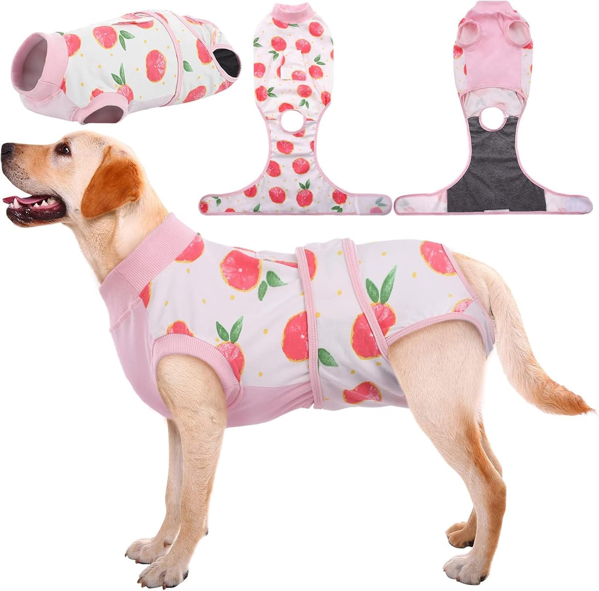 Kuoser Dog Recovery Suit Female, Dog Onesie for Surgery, Female Spay and Male Neuter Onesie for