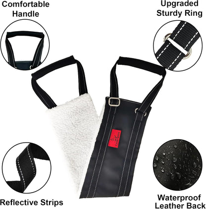 Leather Dog Lift Harness for Small Dogs,Doggie Walking Sling,Puppy Belly Support Strap,Pet Assist
