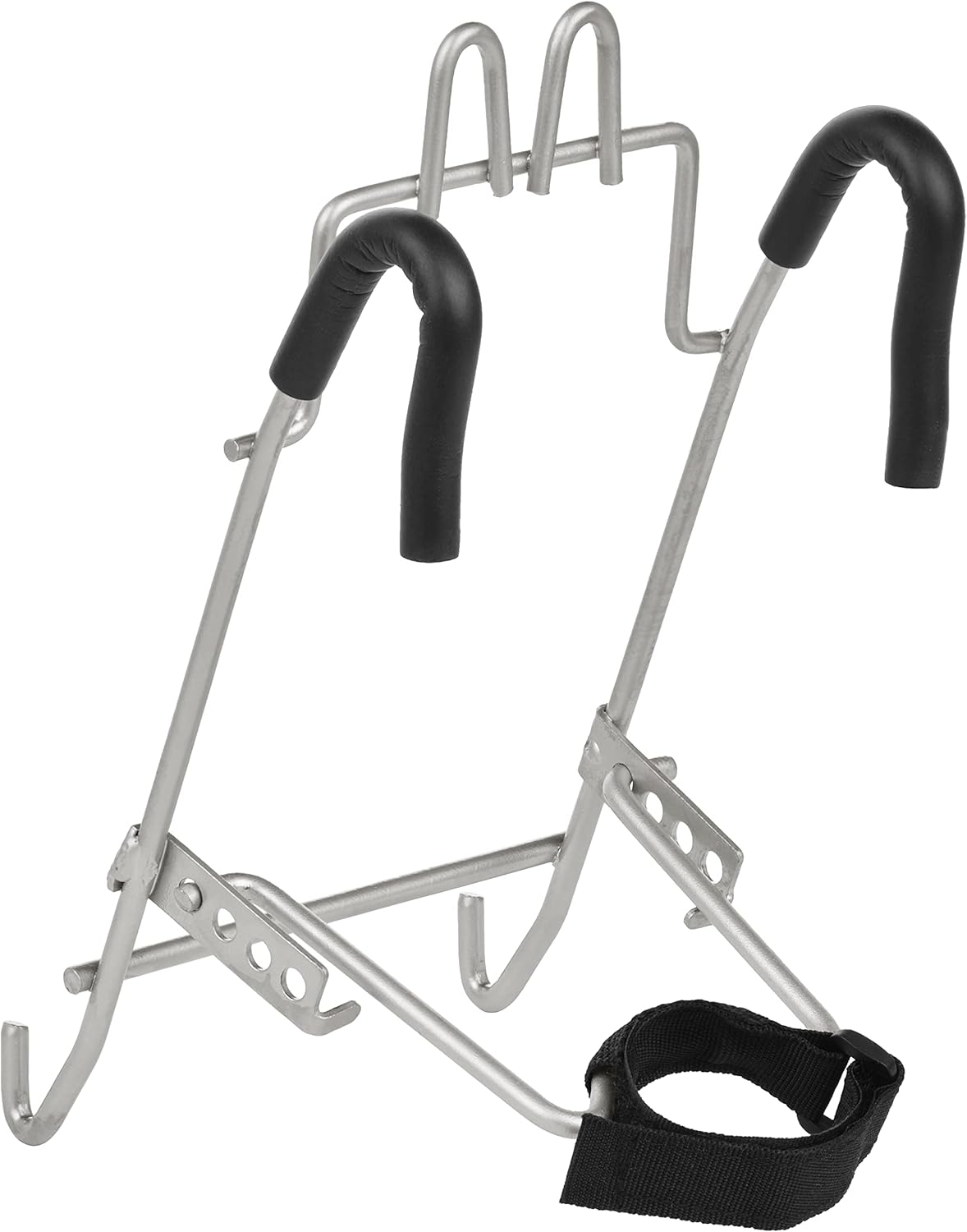 Retrospec Apollo Detachable Front Bike Basket Steel Half-Mesh with Integrated Detachable Hooks and