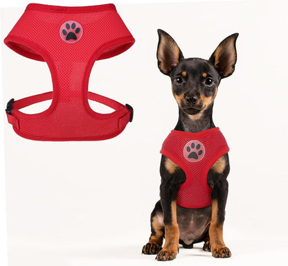 BINGPET No Pull Dog Harness - All Weather Mesh Step-in Vest for Small Dogs, Breathable Mesh Puppy &