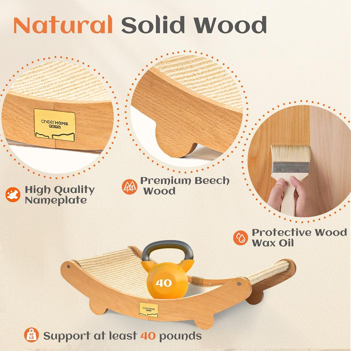 Sisal Cat Scratcher Bed for Indoor Cats Hammock for Scratching Pad Cat Chair Nartural Sisal Cat