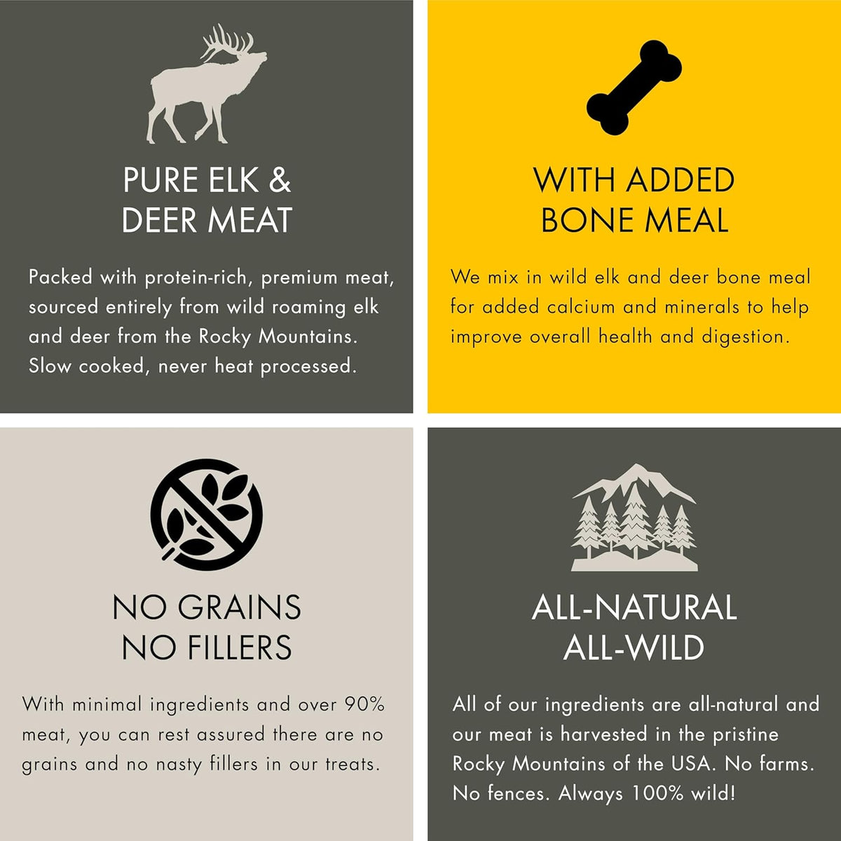 Training Treats for Dogs & Puppies – Elk & Venison Protein Puppy & Dog Treat – High Value