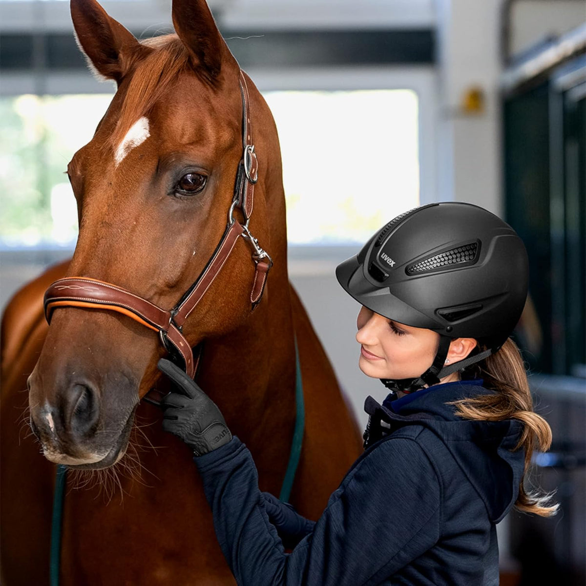 uvex perfexxion II Horse Riding Helmet for Women & Men, Anthracite - Adjustable & Excellent