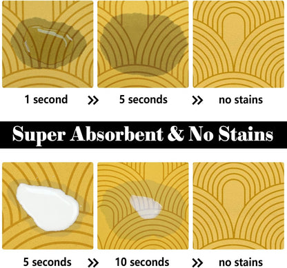 Dog Food Mats for Floors Absorbent, Pet Cat Food Mat - Quick Dry Dog Bowl Mats for Food and Water