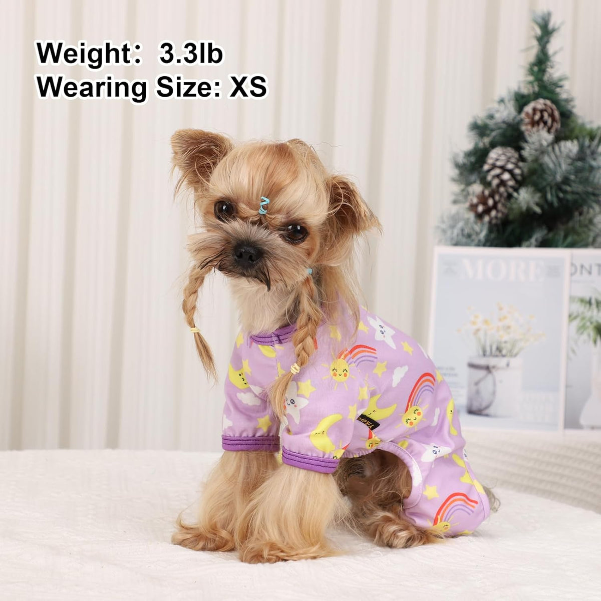 Dog Pajamas Pjs Spring Summer Dog Clothes for Small Dogs Girl - Boy - Small Size Dogs, Soft