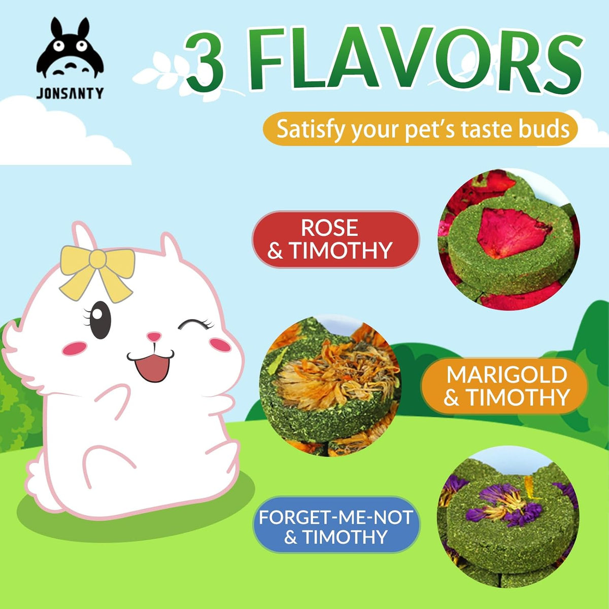 50-60 PCS Natural Rabbit Chew Toys, Treats, Timothy Sticks, Apple Sticks, Sweet Bamboo for Guinea
