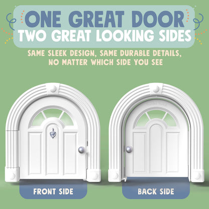 Meow Manor® Cat Door Interior Door - No-Flap, Interior Cat Door for Cats Up to 20 lbs, Easy DIY