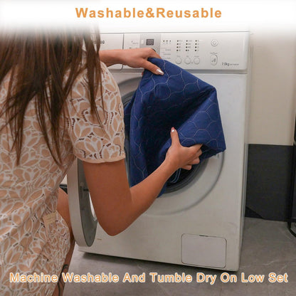 2Pack Pee Pads for Dogs Washable 53”x53”, Extra Large Puppy Pads Waterproof, Super Absorption, Anti