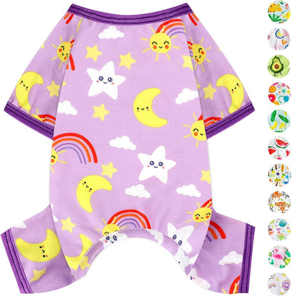 Dog Pajamas Pjs Dog Clothes for Small Dogs Girl - Boy - Small Size Dogs, Soft Stretchy Puppy
