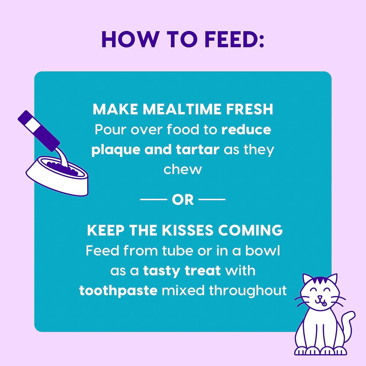 Ark Naturals Kiss Me-Ow Lickable Dental Cat Treats, Chicken Flavored, No Artificial Flavors, 2