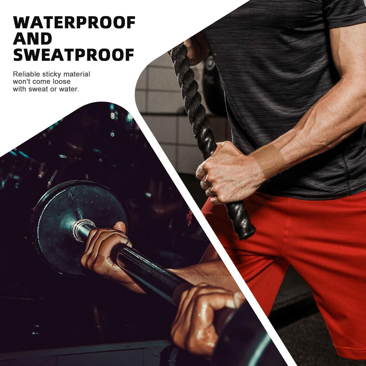 OK TAPE Self Adherent Cohesive Bandages Wrap - 6Packs, 4" x 5 Yards, Non-Woven Self Adhesive