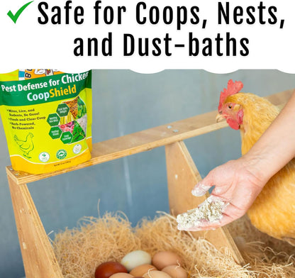 Dust Bath Herb Blend for Chickens - Keep Feathers Clean & Healthy - Food Grade, Natural Nesting Box