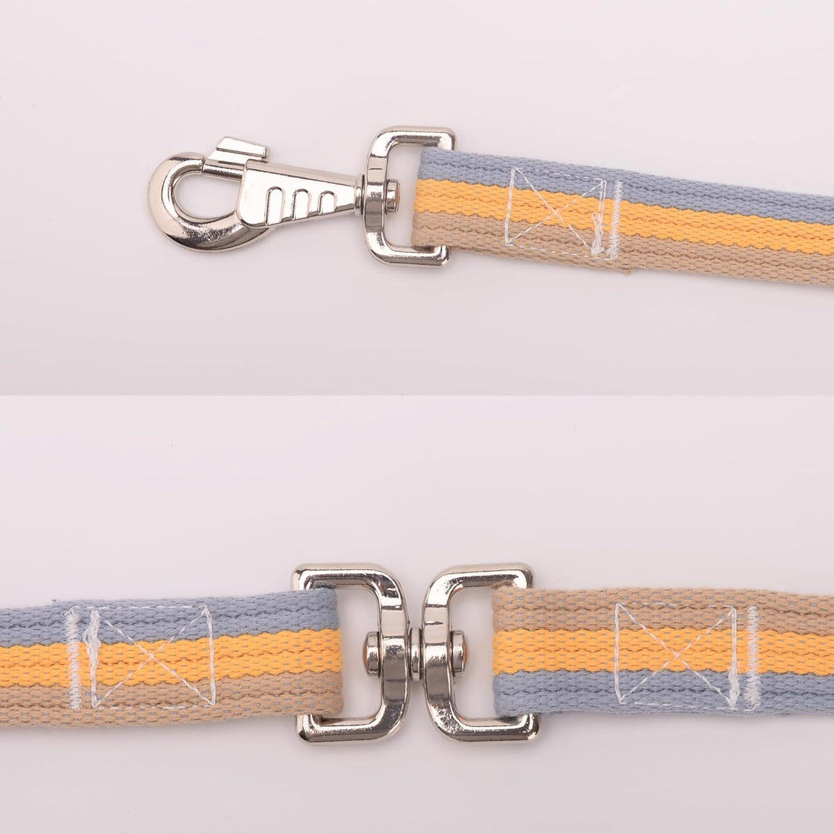 Cord Cotton Lunge Line with Rubber Stop，Equine Lunge Line for Horses with Swivel Bolt Snap，24 ft