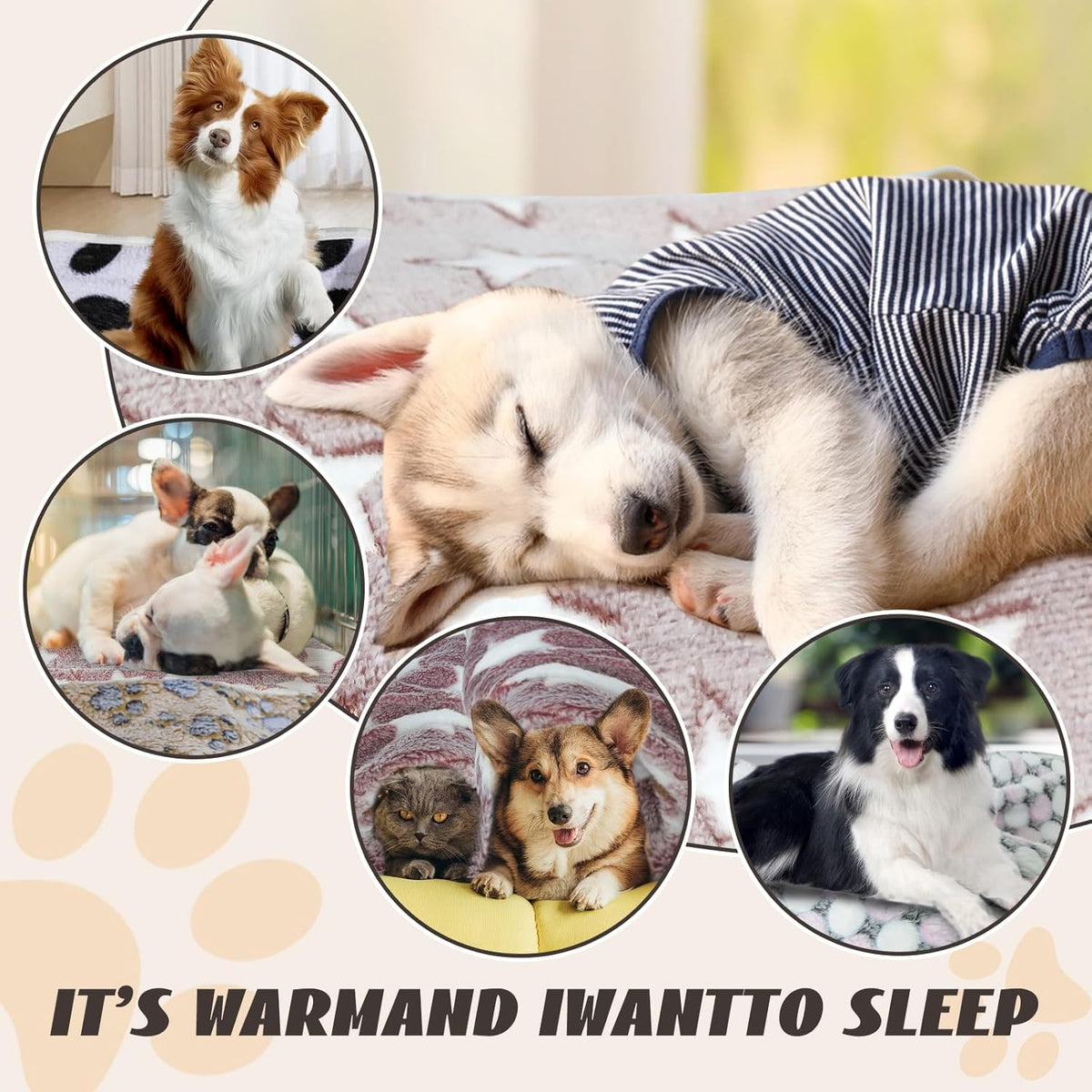 6 Pcs Washable Guinea Pig Blankets Absorbent Small Animal Fleece Bedding Cage Liners Reusable Pet