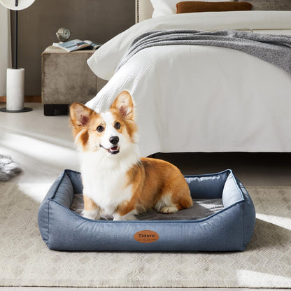 Orthopedic Dog Beds for Medium Dogs, Durable Egg Crate Foam Sofa Dog Bed wit Washable Removable