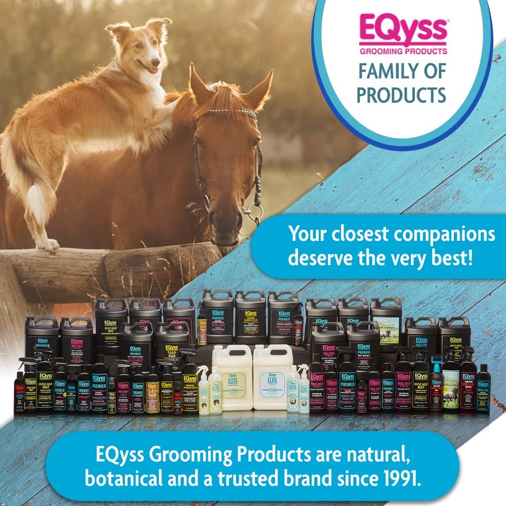 EQyss Premier Equine Conditioner - Moisturize Skin, Detangle Horse's Mane, Tail, & Coat, Add Shine
