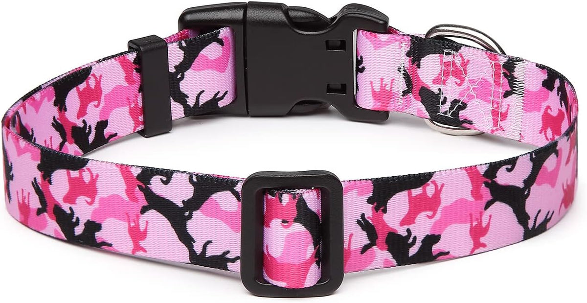 Mercano Adjustable Dog Collar - Special Design Patterns, Soft Nylon Comfortable Sturdy Pet Collar