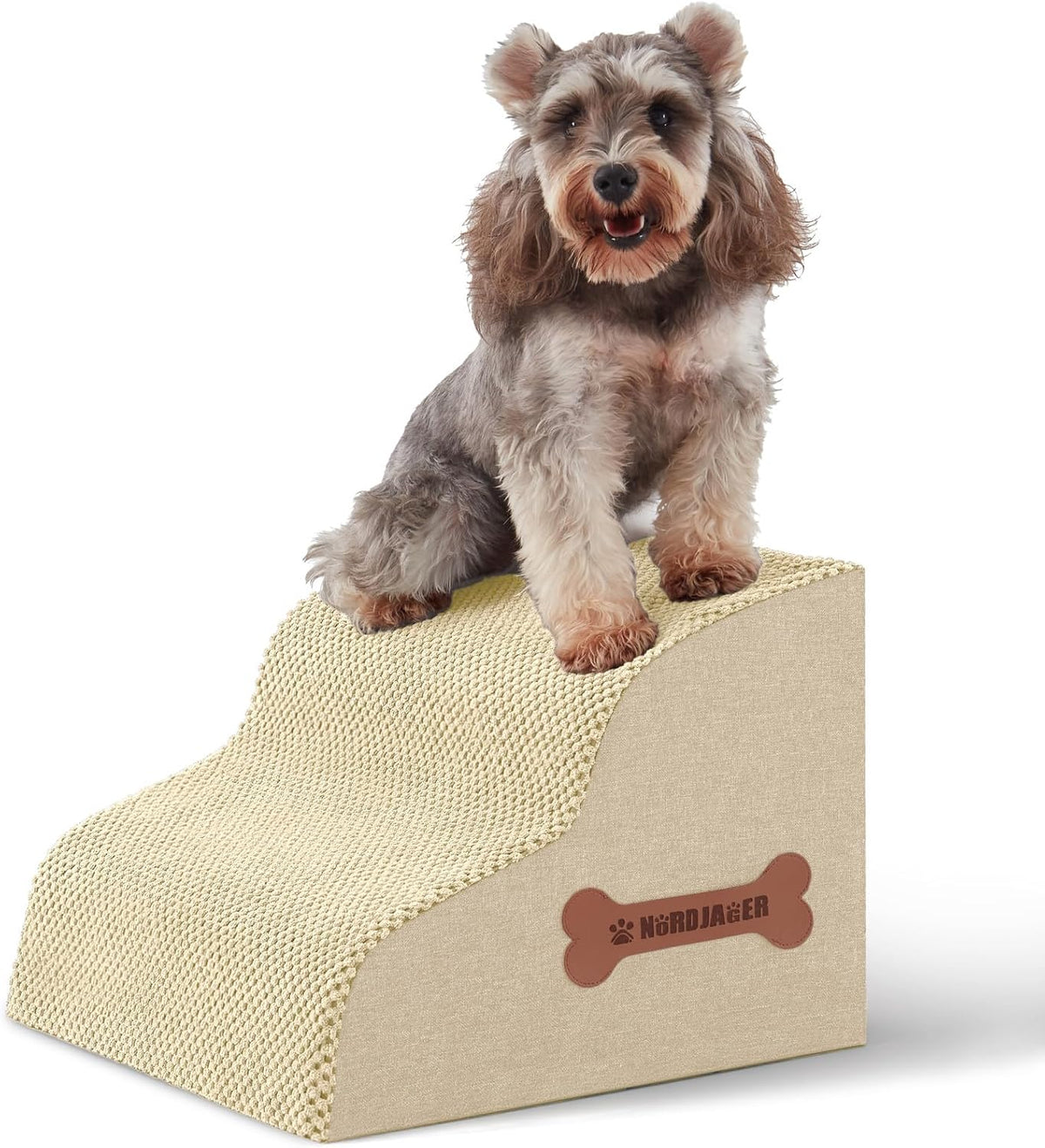 Dog Stairs for Small Dogs and Cats, 2 Steps Pet Stairs to Get on Couch Sofa and Chair, Indoor