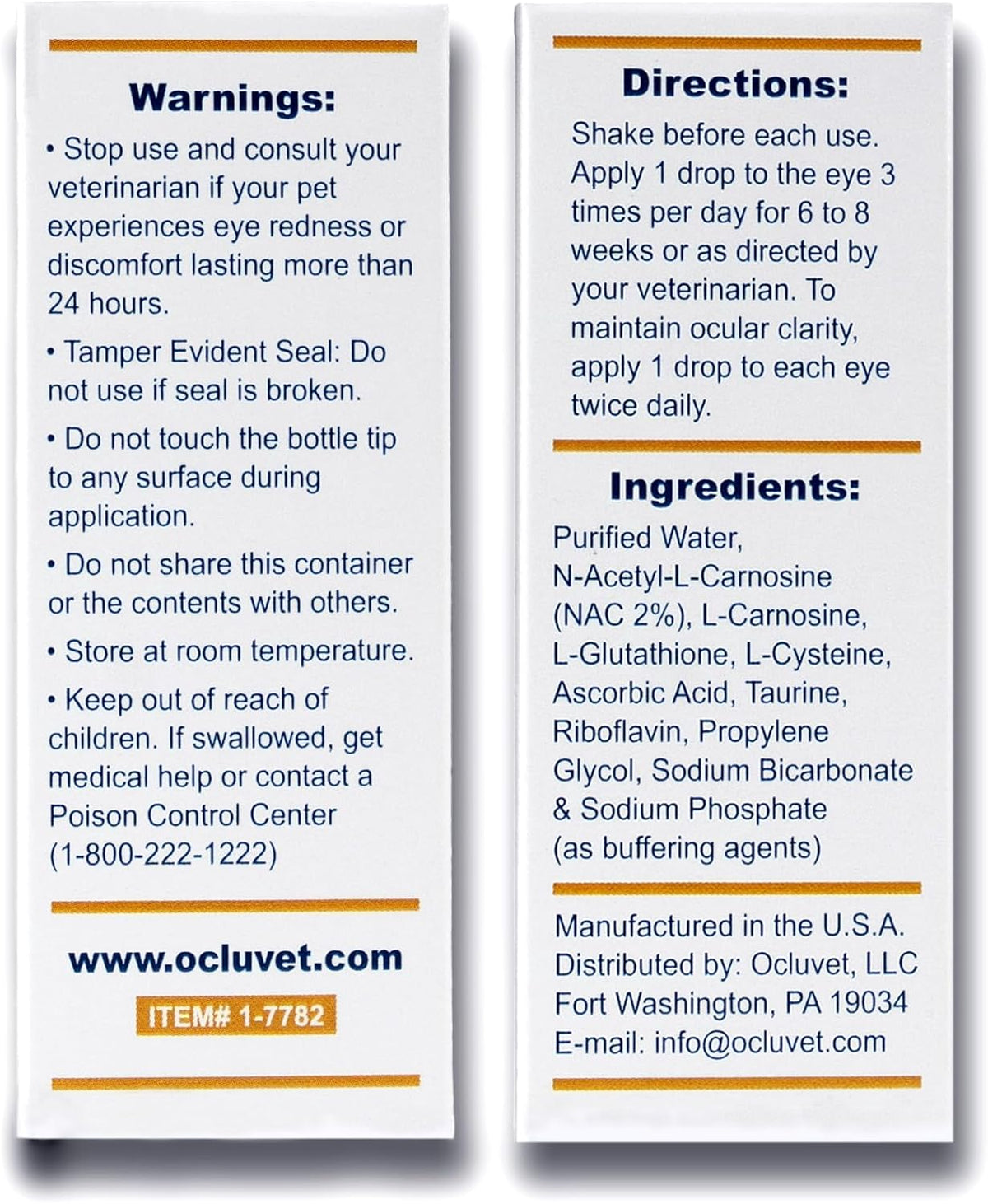 Eye Drops for Pets | Clinically Studied Antioxidants for Pets with Cataracts | Made in The USA |