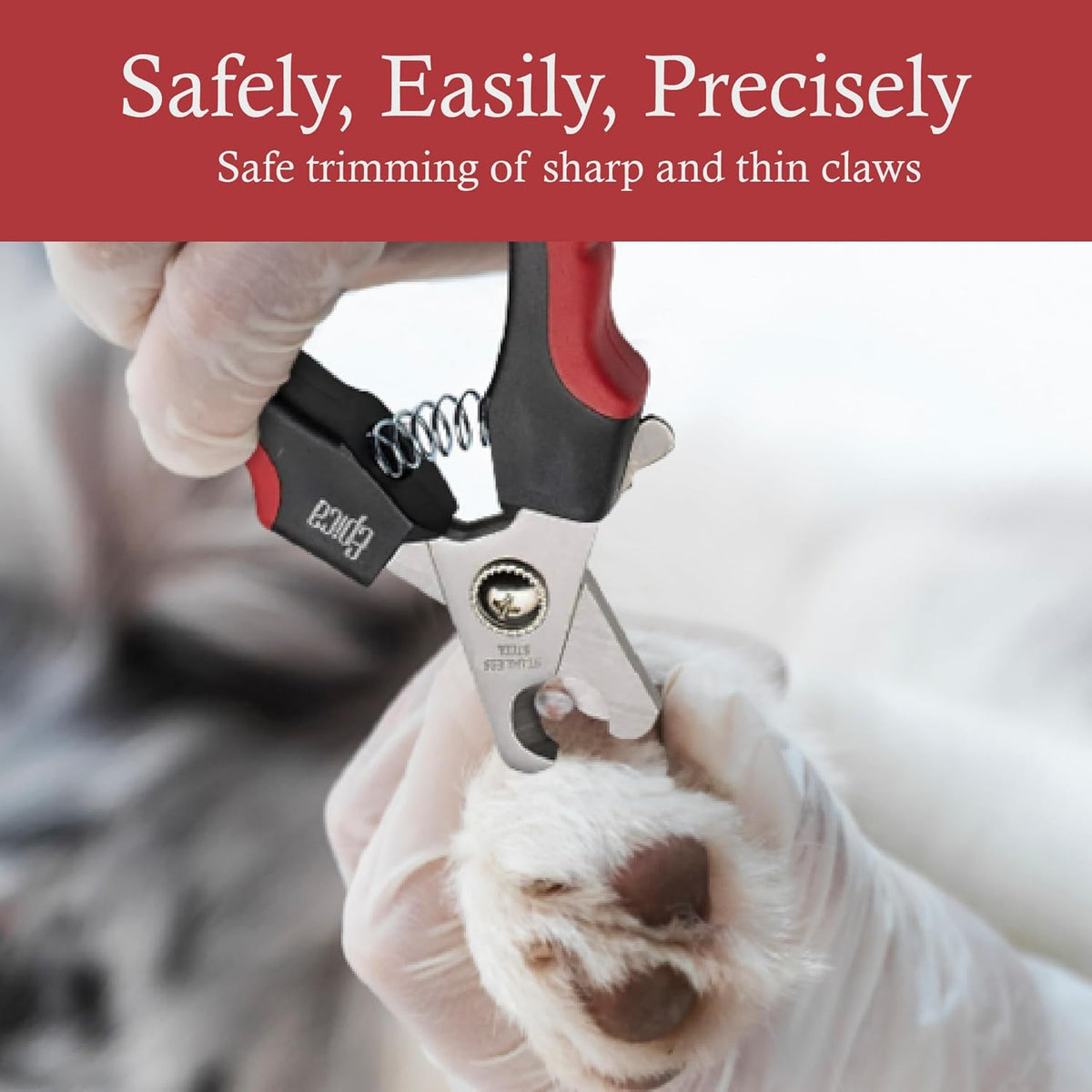Epica Professional Dog Nail Clipper, Nail Clippers for Large Dog, Easy and Safe Grooming Clippers