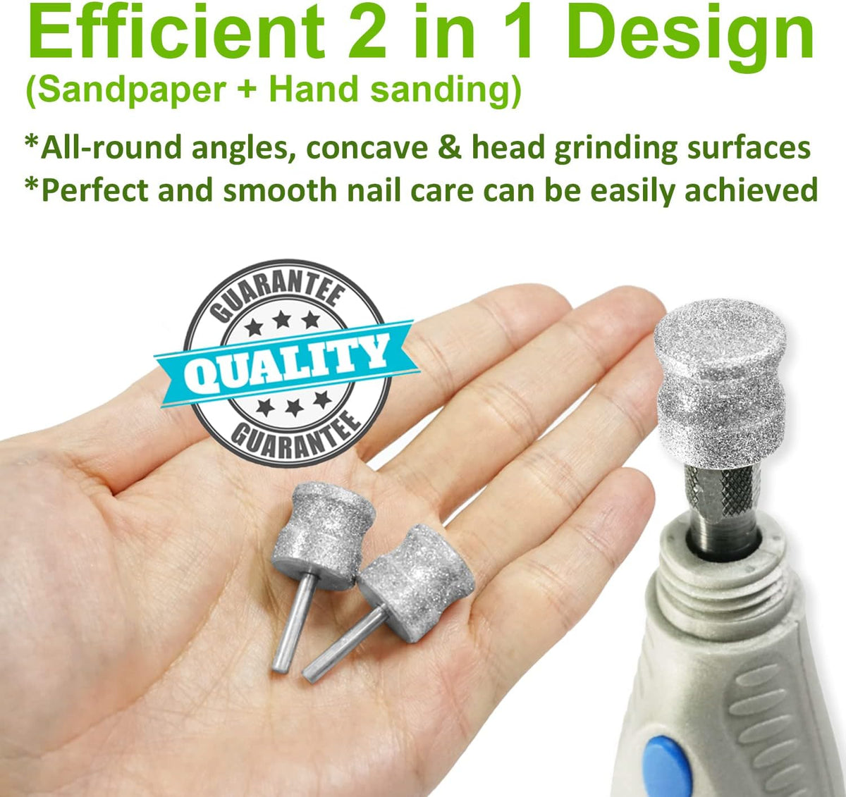 Jumbo Diamond Dremel Dog Nail Grinder Attachment, Diamond Dremel Bits Sanding Drums, Faster Dremel