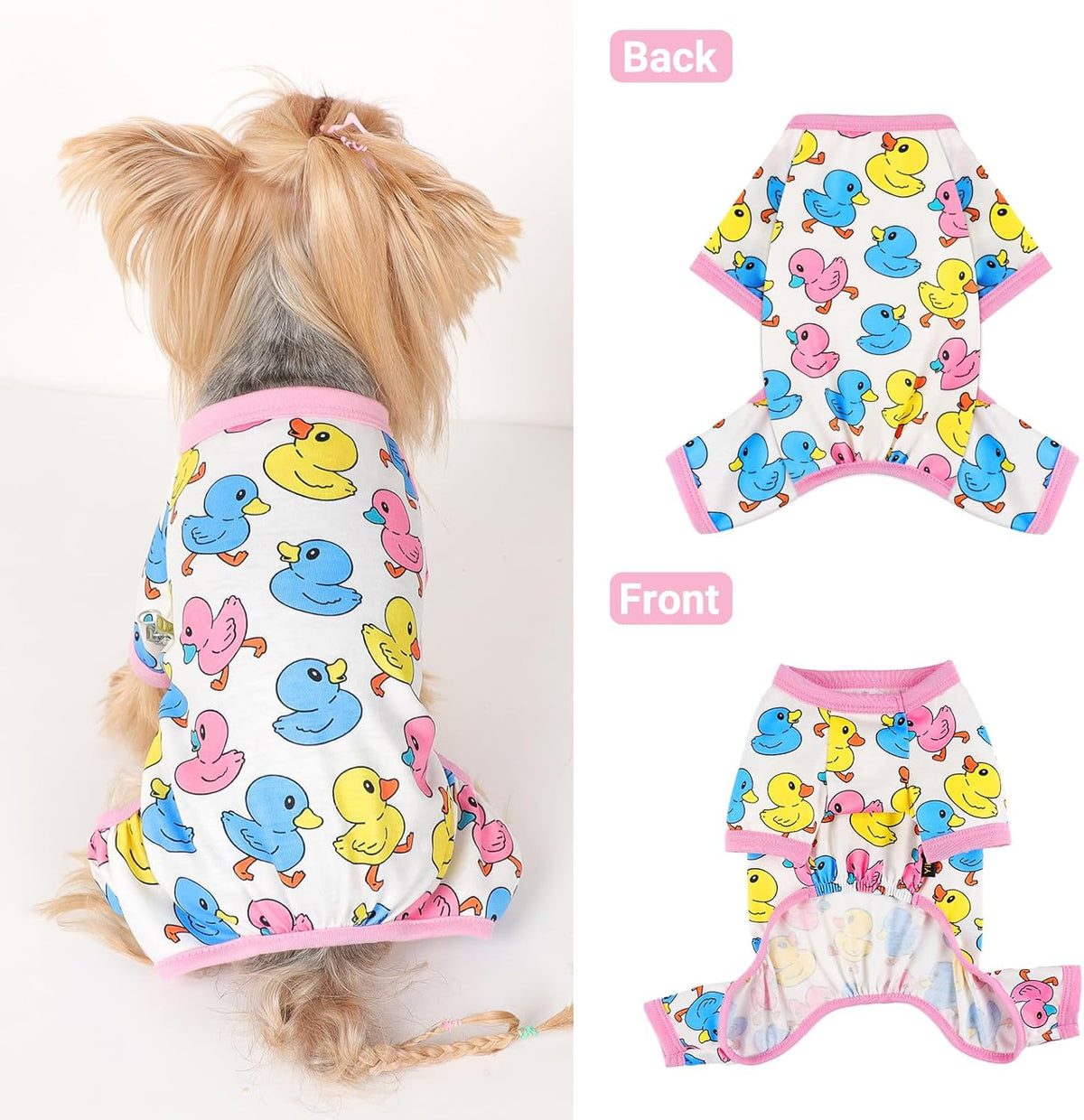 Dog Pajamas Small Sized Dogs Stretchable Summer Dog Clothes Pjs 4 Legs Girl Boy Cute Soft Puppy