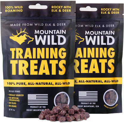 Training Treats for Dogs & Puppies – Elk & Venison Protein Puppy & Dog Treat – High Value