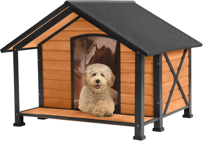 Dog House Outdoor & Indoor, Dog Kennel for Winter, Insulated Puppy Shelter for Small & Medium &