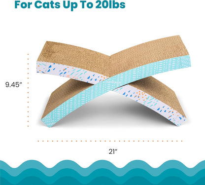 Catstages Easy Life Hammock Cat Lounger & Scratcher – Elevated Scratcher & Resting Spot for Cats