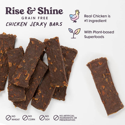 Bundle x Joy Dog Treats Jerky Snack Bars, Variety 3-5 oz Bags, Training Treats, Natural Superfood