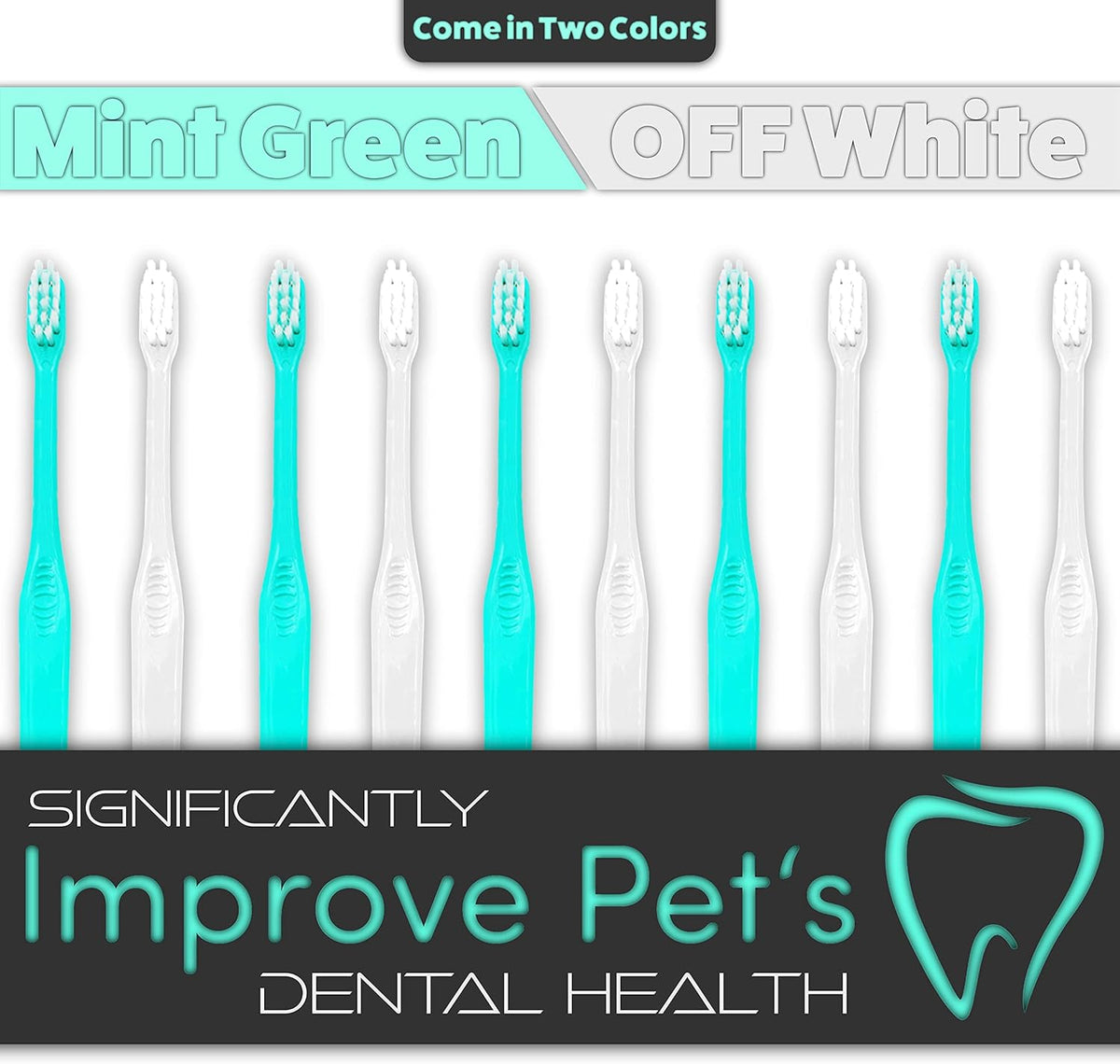 H&H Pets Toothbrush for Small Dogs & Cats - Soft and Extra Small Toothbrush Designed for Cats