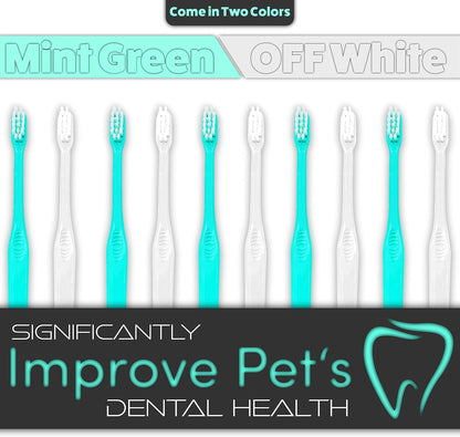 H&H Pets Toothbrush for Small Dogs & Cats - Soft and Extra Small Toothbrush Designed for Cats