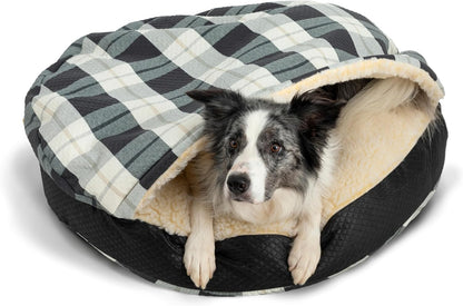 Snoozer Luxury Cozy Cave Dog Bed - Indoor Dog Bed with Cover Cave, Covered Calming Burrow for